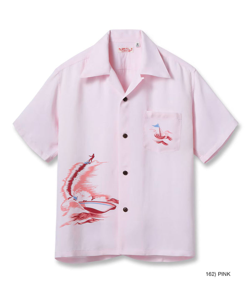 SS39630 / SUNSURF RAYON HAWAIIAN SHIRT “WATER SKIING” – Klaxon
