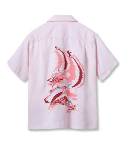 SS39630 / SUNSURF RAYON HAWAIIAN SHIRT “WATER SKIING”