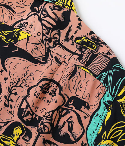 SS39673 / SUN SURF SPECIAL EDITION HAWAIIAN SHIRT “GAUGUIN WOODCUT MYSTIC” (SHORT SLEEVE)
