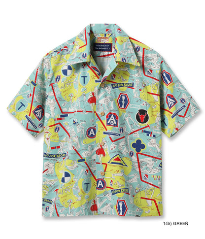 SS39676 / SUN SURF SPECIAL EDITION HAWAIIAN SHIRT “442nd”