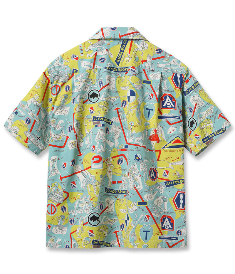 SS39676 / SUN SURF SPECIAL EDITION HAWAIIAN SHIRT “442nd”