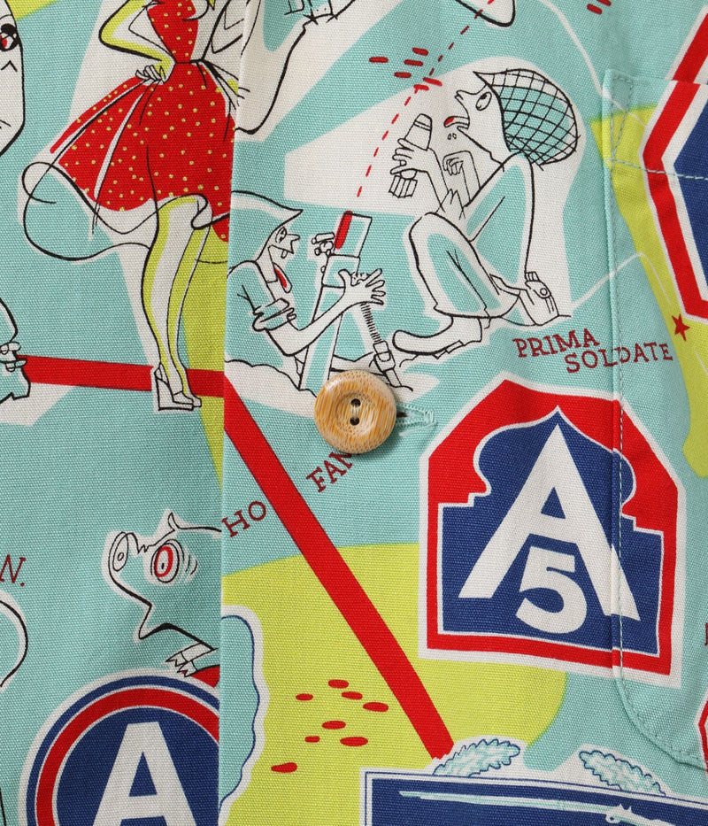 SS39676 / SUN SURF SPECIAL EDITION HAWAIIAN SHIRT “442nd”