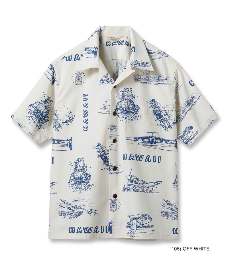 SS39698 / SUNSURF COTTON BROAD COTTON BROAD HAWAIIAN SHIRT “ISLAND