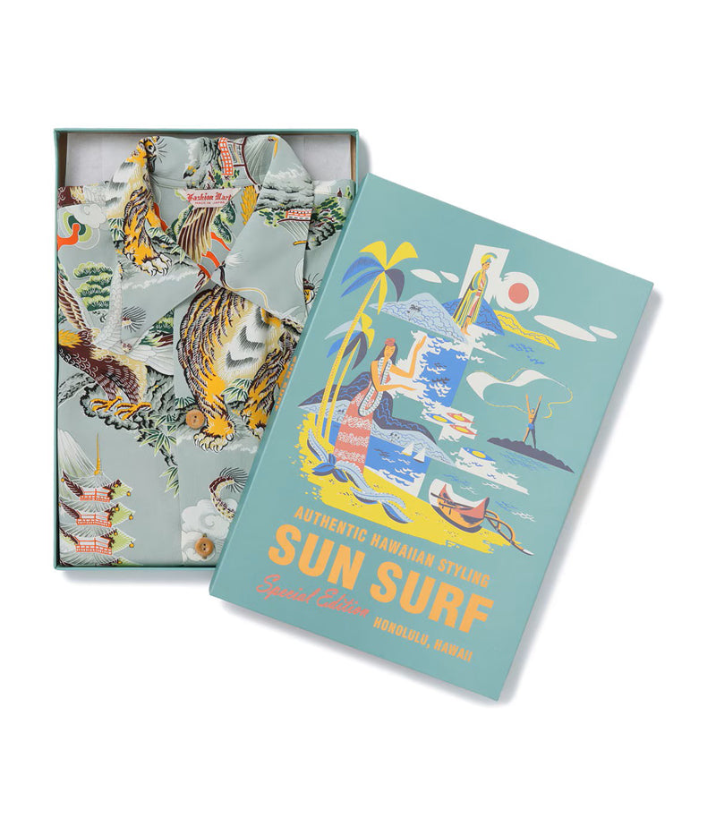 SS39743 / SUN SURF SPECIAL EDITION HAWAIIAN SHIRT “EAGLE, TIGER, DRAGON”