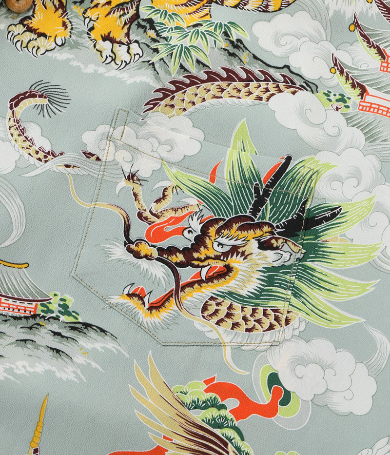 SS39743 / SUN SURF SPECIAL EDITION HAWAIIAN SHIRT “EAGLE, TIGER, DRAGON”