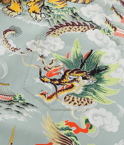 SS39743 / SUN SURF SPECIAL EDITION HAWAIIAN SHIRT “EAGLE, TIGER, DRAGON”