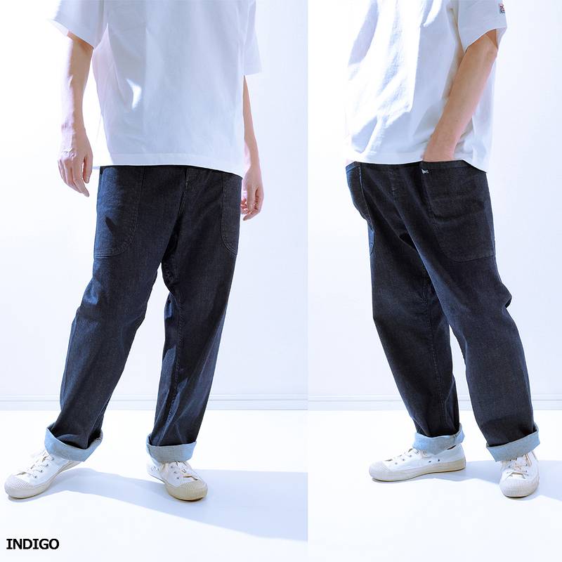 TDP2303 / TENRYO DENIM WIDE EASY PANTS – Klaxon Japanese Denim