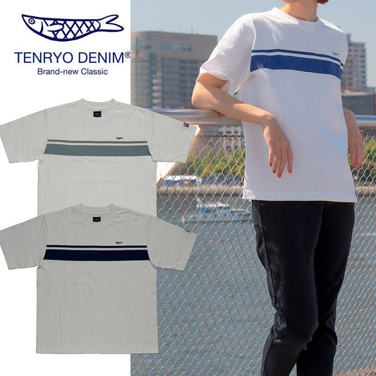 TDT002 / TENRYO DENIM Relax T-Shirt Border