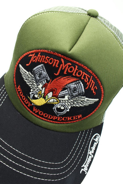 TMA2402 / TOYS McCOY WOODY WOODPECKER MESH CAP " JOHNSON MOTORS "