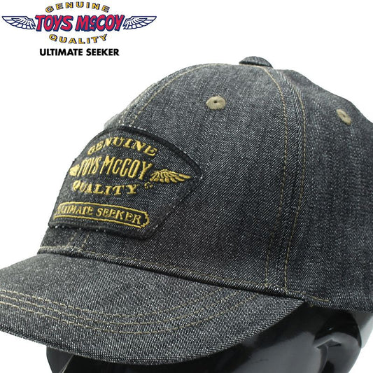 TMA2404 / TOYS McCOY MILITARY BLACK DENIM CAP "TOYS McCOY"