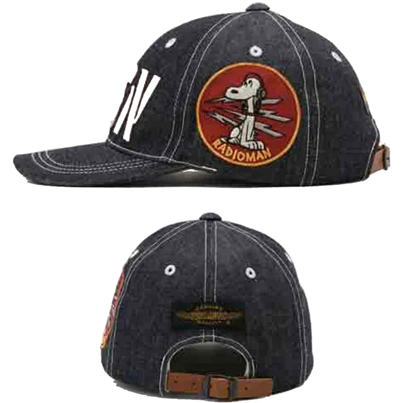 TMA2410 / TOYS McCOY U.S. NAVY DENIM CAP SNOOPY " RADIOMAN "