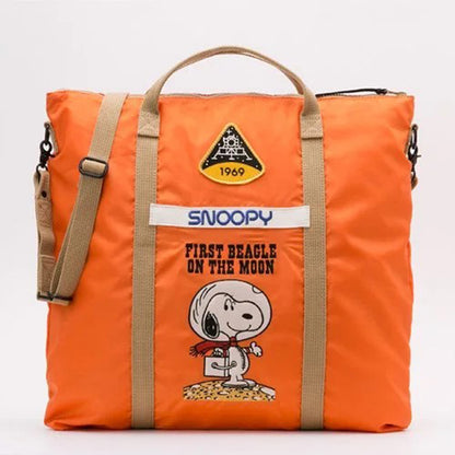 TMA2411 / TOYS McCOY NYLON HELMET BAG SNOOPY "FIRST BEAGLE ON THE MOON"