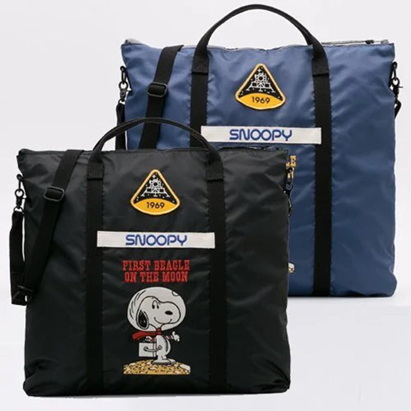 TMA2411 / TOYS McCOY NYLON HELMET BAG SNOOPY "FIRST BEAGLE ON THE MOON"