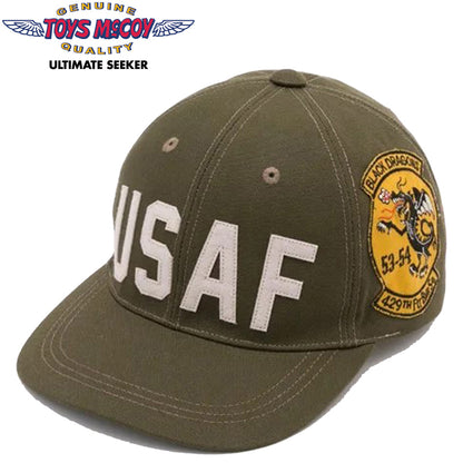 TMA2412 / TOYS McCOY MILITARY COTTON CAP 429TH FTR BMR SQ " BLACK DRAGONS "