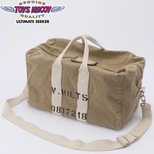 TMA2522 / TOYS McCOY AVIATOR'S KIT BAG "V.HILTS" CANVAS CLOTH