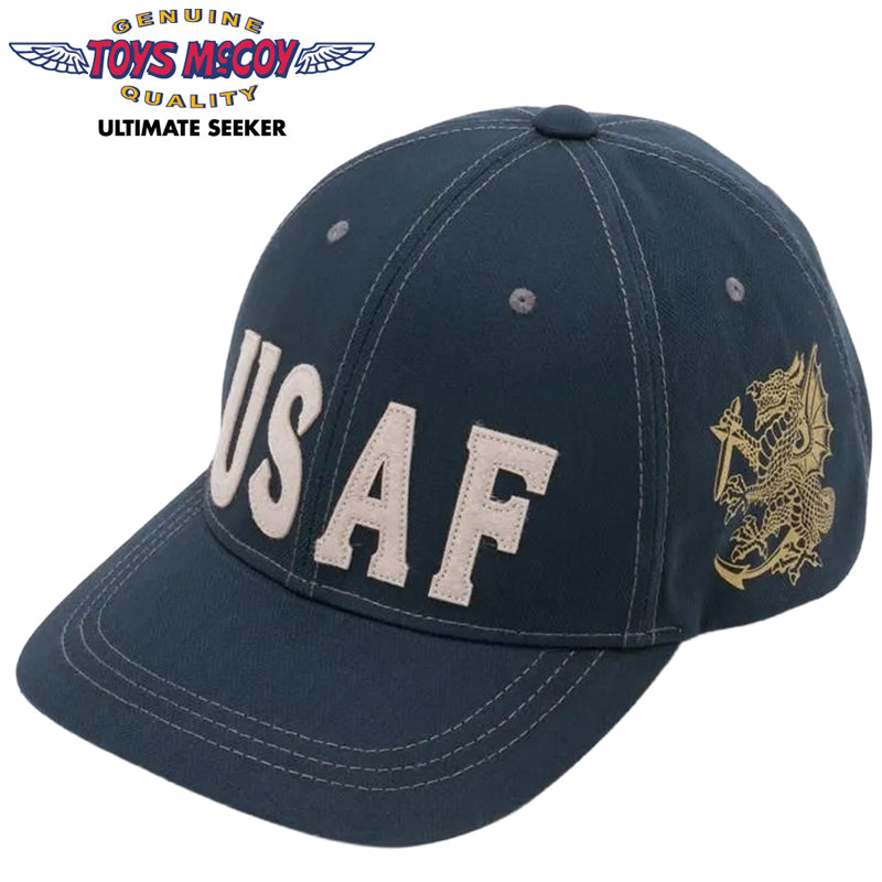 TMA2603 / TOYS McCOY MILITARY COTTON HERRINGBONE CAP USAF " 30TH ANNIV. "