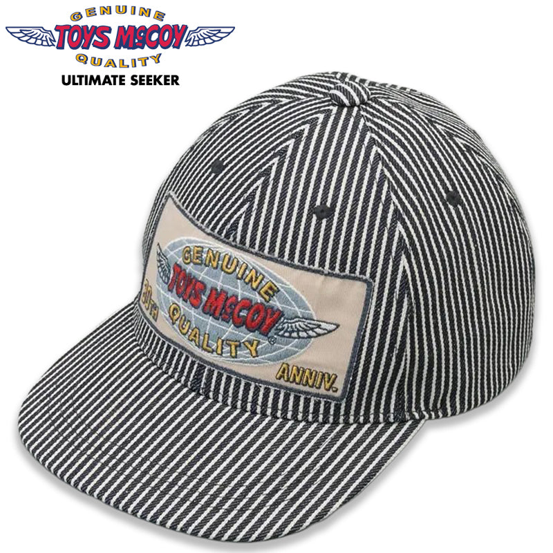 TMA2619 / TOYS McCOY COTTON HICKORY STRIPED CAP TOYS MCCOY " 30TH ANNIV.
