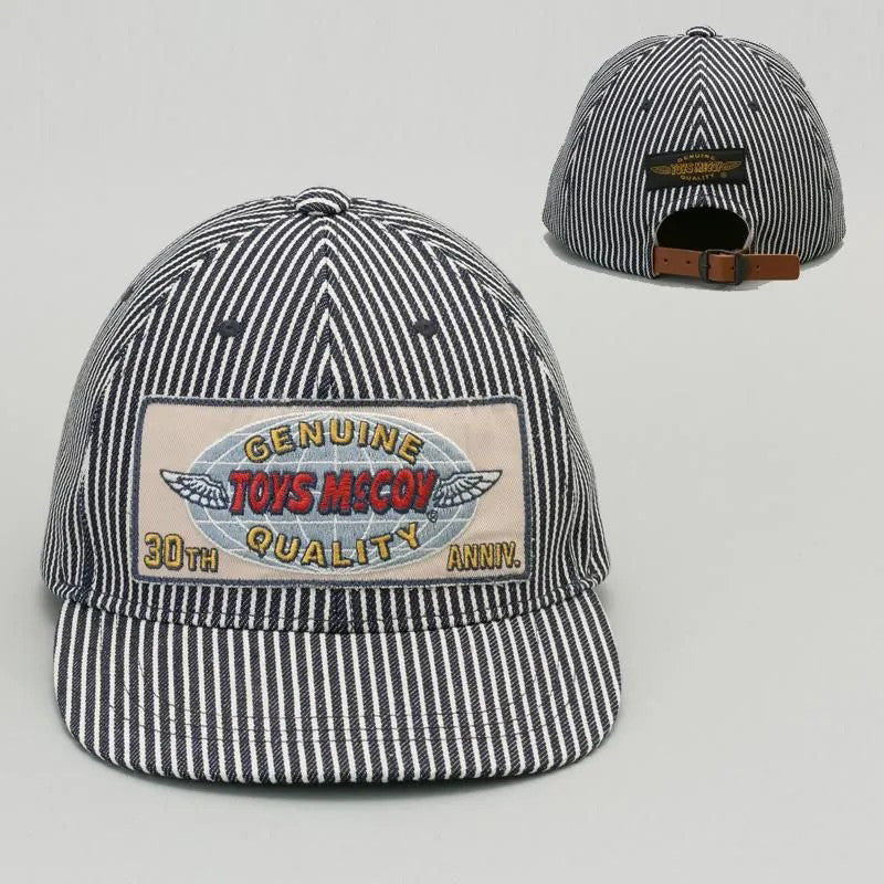 TMA2619 / TOYS McCOY COTTON HICKORY STRIPED CAP TOYS MCCOY " 30TH ANNIV.