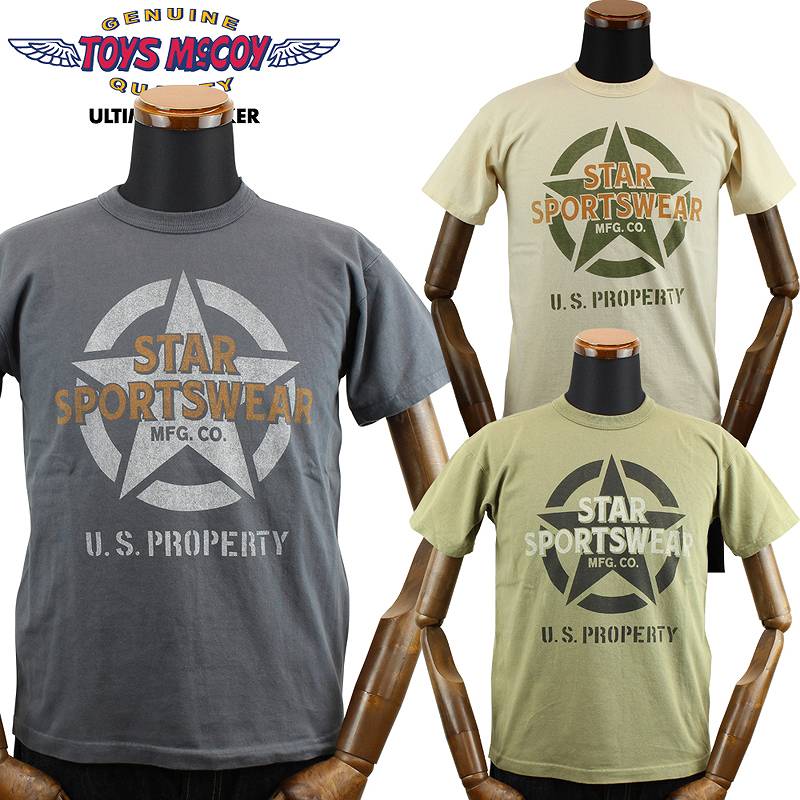 TMC2324 / TOYS McCOY MILITARY TEE SHIRT " STAR SPORTSWEAR MFG.