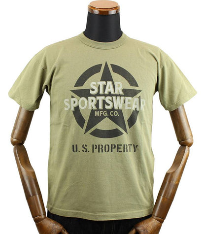 TMC2324 / TOYS McCOY MILITARY TEE SHIRT " STAR SPORTSWEAR MFG.