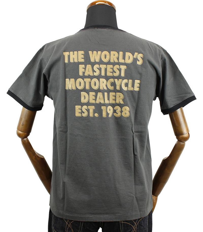 TMC2339 / TOYS McCOY MOTORCYCLE TEE " JOHNSON MOTORS NO.1 "