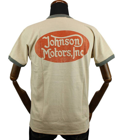 TMC2349 / TOYS McCOY WOODY WOODPECKER TEE " JOHNSON MOTORS "