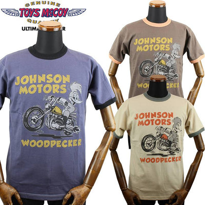 TMC2349 / TOYS McCOY WOODY WOODPECKER TEE " JOHNSON MOTORS "