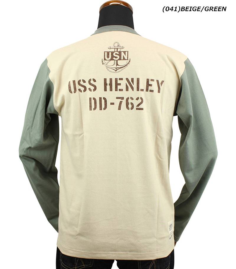 TMC2356 / TOYS McCOY LONG SLEEVE TEE MARILYN MONROE "USS HENLEY"