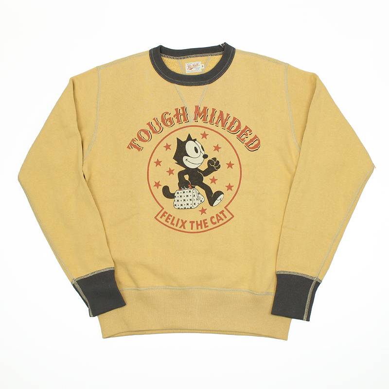 TMC2361 / TOYS McCOY MILITARY SWEAT SHIRT FELIX THE CAT "TOUGH MINDED"