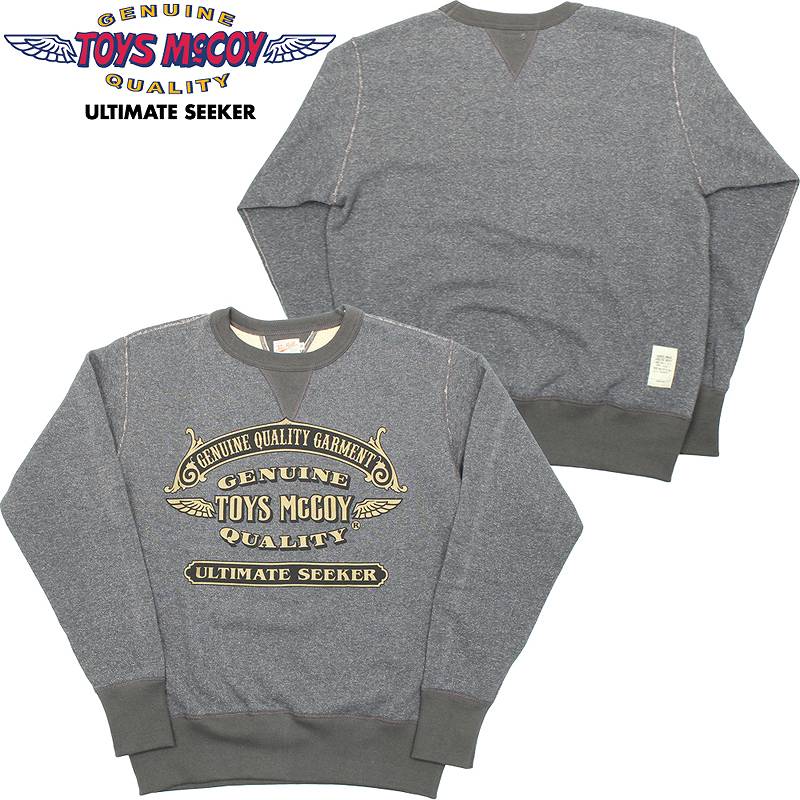 TMC2374 / TOYS McCOY McHILL SPORTS WEAR BLACK MIX SWEAT SHIRT "TOYS McCOY"