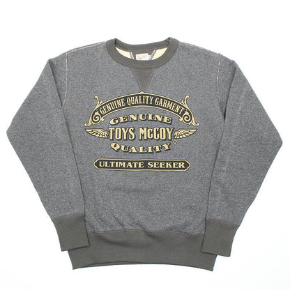 TMC2374 / TOYS McCOY McHILL SPORTS WEAR BLACK MIX SWEAT SHIRT "TOYS McCOY"