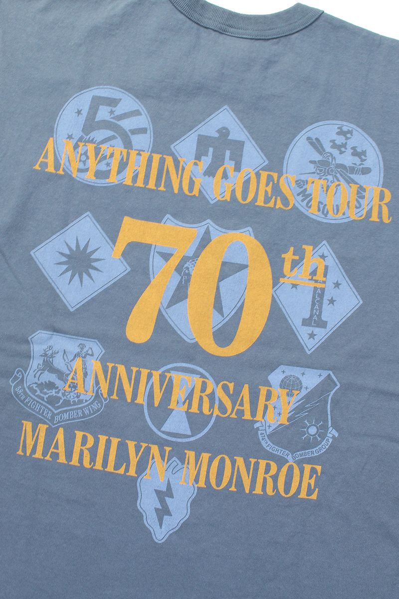 TMC2412 / TOYS McCOY MARILYN MONROE TEE " ANYTHING GOES TOUR 70TH ANNIV."