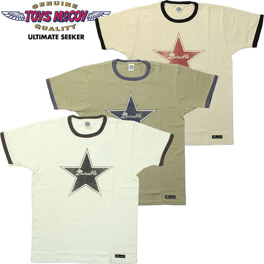 TMC2434 / TOYS McCOY JOHNNY RINGER TEE " DURABLE ONE STAR " THE WILD ONE