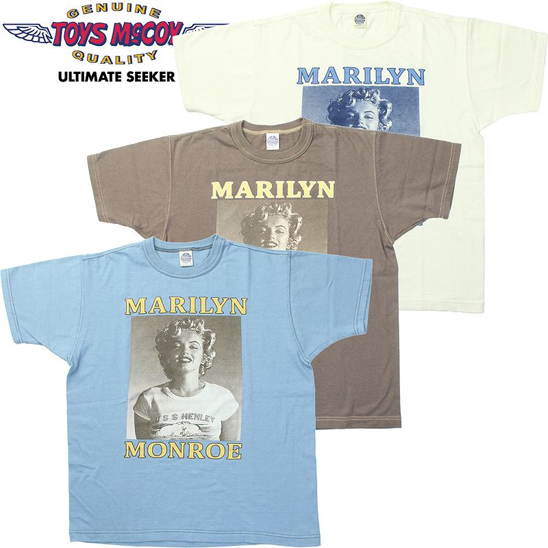 TMC2445 / TOYS McCOY MARILYN MONROE TEE ” USS HENLEY ”