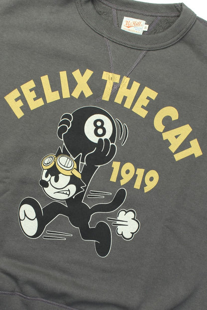 TMC2448 / TOYS McCOY MILITARY SWEAT SHIRT FELIX THE CAT "8 BALL"