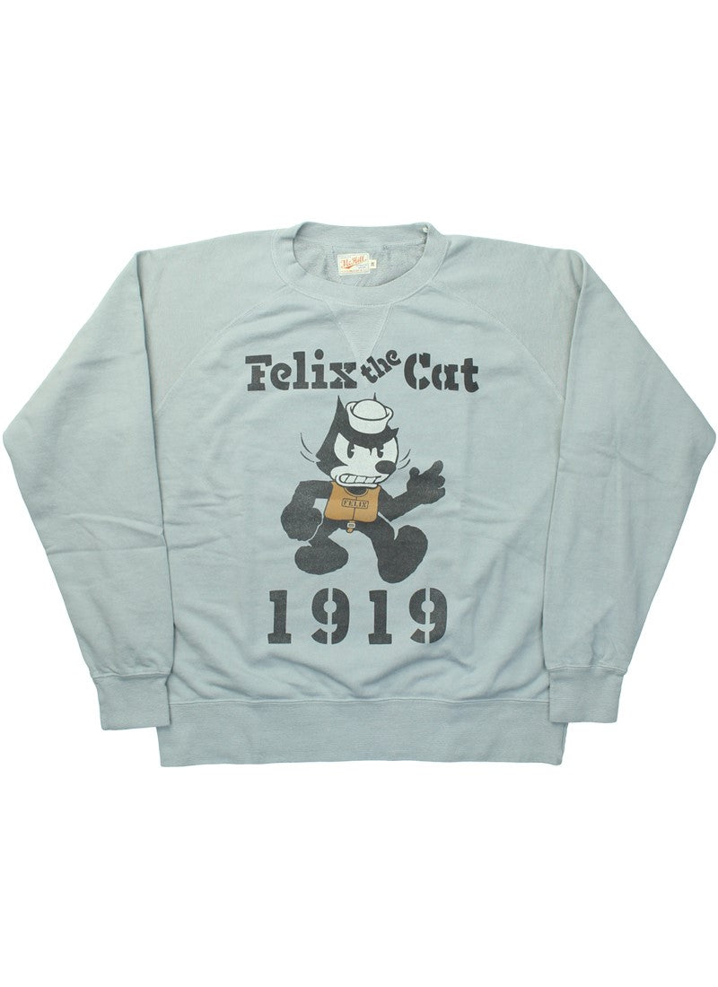 TMC2449 / TOYS McCOY GARMENT DYING SWEAT SHIRT FELIX THE CAT "1919"