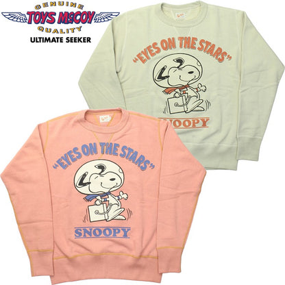 TMC2456 / TOYS McCOY SWEAT SHIRT "SNOOPY EYES ON THE STARS"