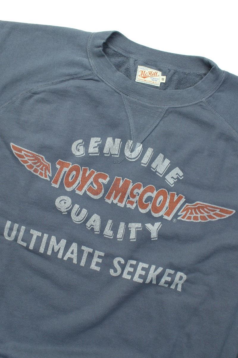 TMC2460 / TOYS McCOY McHILL SPORTS WEAR  GARMENT DYING SWEAT SHIRT "TOYS McCOY"