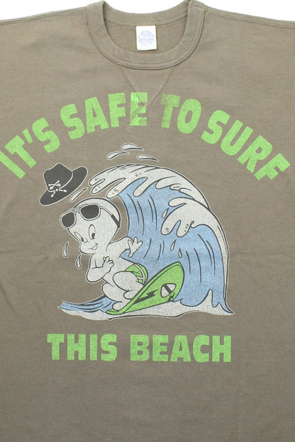TMC2504 / TOYS McCOY CASPER TEE " IT'S SAFE TO SURF "