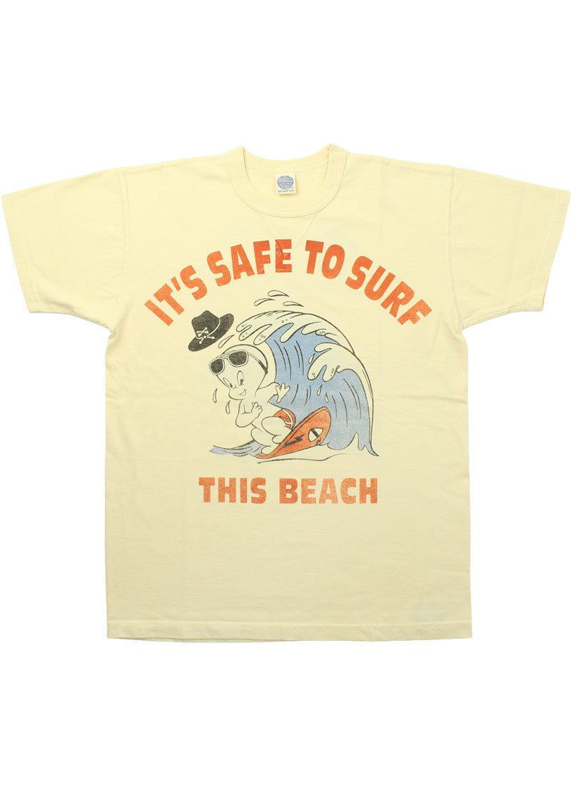 TMC2504 / TOYS McCOY CASPER TEE " IT'S SAFE TO SURF "