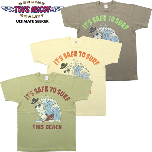 TMC2504 / TOYS McCOY CASPER TEE " IT'S SAFE TO SURF "