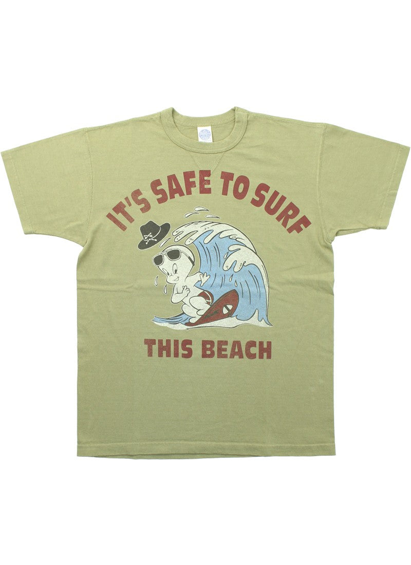 TMC2504 / TOYS McCOY CASPER TEE " IT'S SAFE TO SURF "