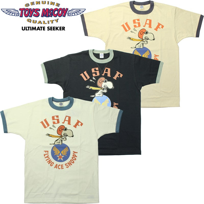 TMC2519 / TOYS McCOY SNOOPY TEE " USAF FLYING ACE "