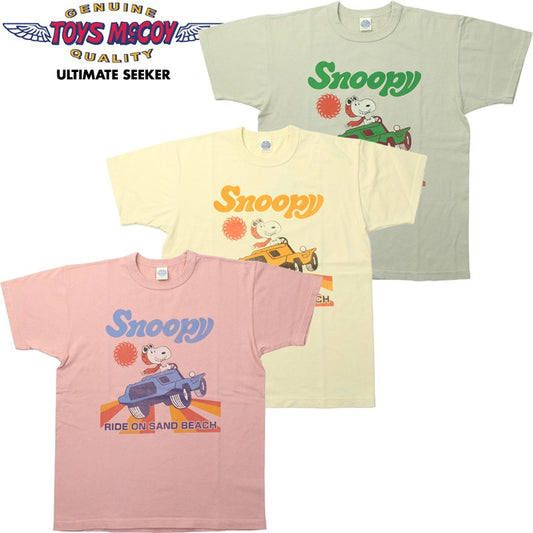 TMC2525 / TOYS McCOY SNOOPY TEE " RIDE ON SAND BEACH "