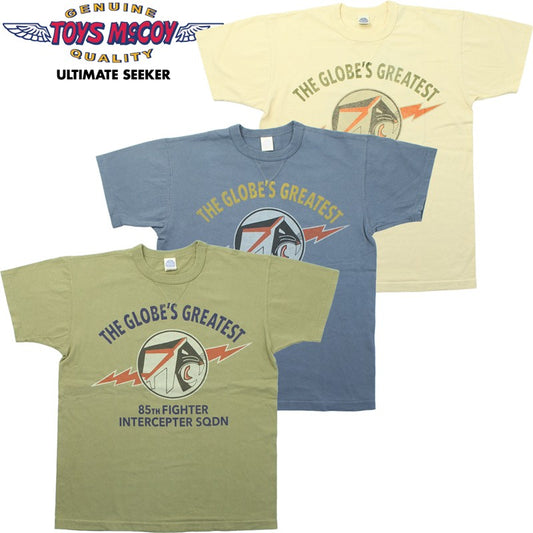 TMC2528 / TOYS McCOY MILITARY TEE SHIRT 85TH FIS " THE GLOBE'S GREATEST "