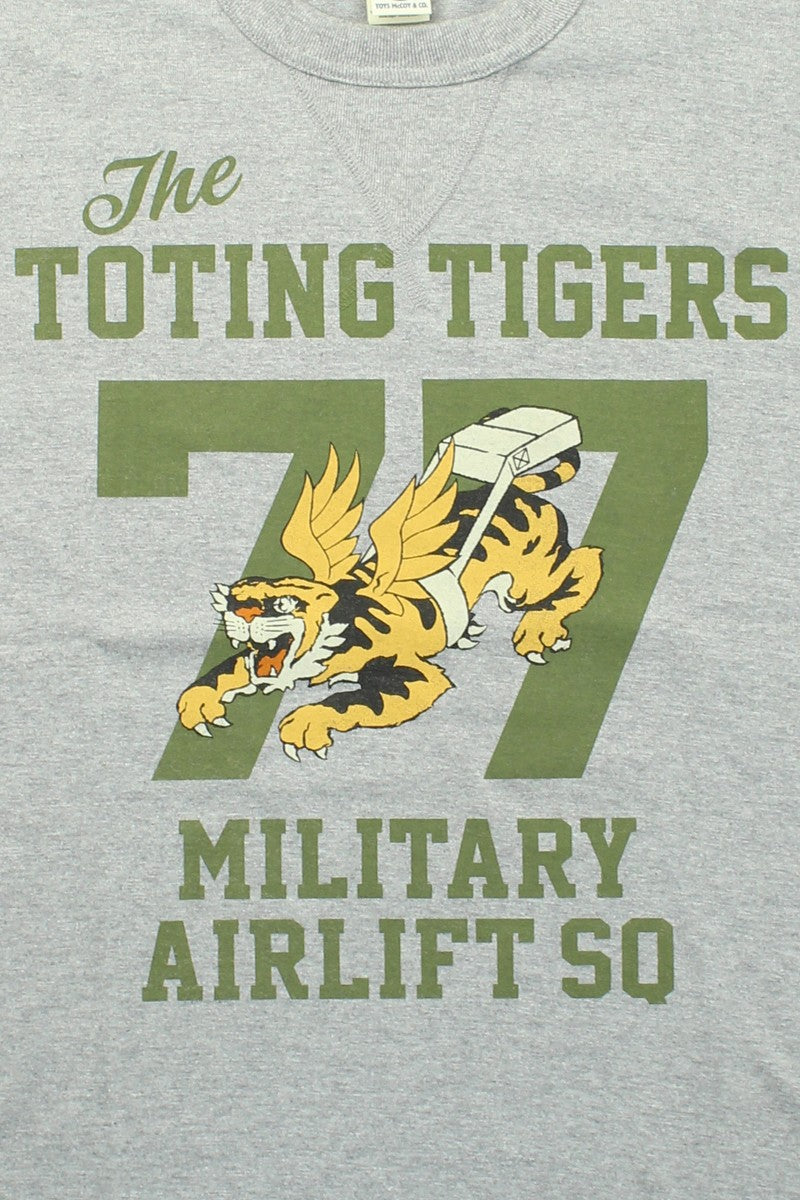 TMC2529 / TOYS McCOY MILITARY TEE SHIRT " THE TOTING TIGERS 77 "