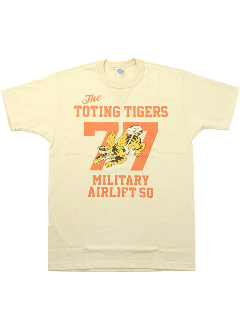 TMC2529 / TOYS McCOY MILITARY TEE SHIRT " THE TOTING TIGERS 77 "