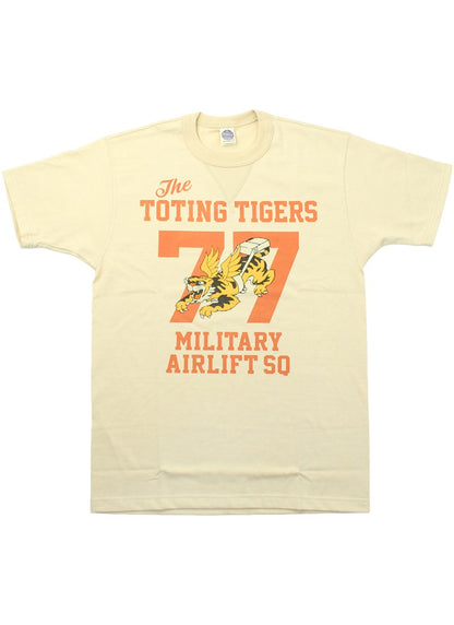 TMC2529 / TOYS McCOY MILITARY TEE SHIRT " THE TOTING TIGERS 77 "