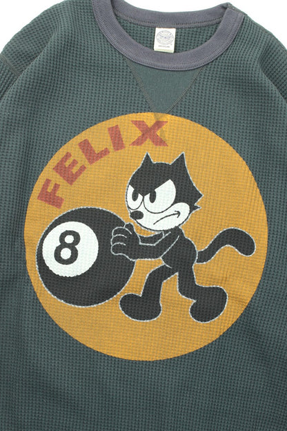 TMC2546 / TOYS McCOY BIG WAFFLE CREW NECK SHIRT "FELIX 8 BALL"