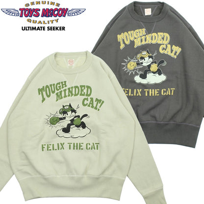 TMC2547 / TOYS McCOY HEAVYWEIGHT SWEAT SHIRT FELIX THE CAT "TOUGH MINDED CAT!"